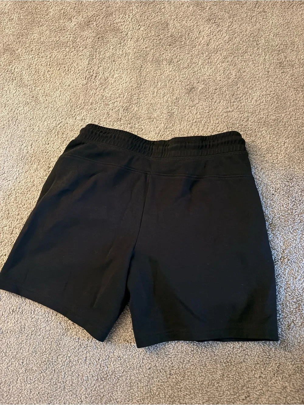 GAP Boys Black Athletic Drawstring Zip-Pocket Shorts